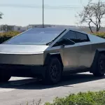 Tesla Cybertruck Fully Electric 2024 Model Year Silver Color Exterior - Thumbnail 3