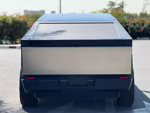 Tesla Cybertruck Fully Electric 2024 Model Year Silver Color Exterior