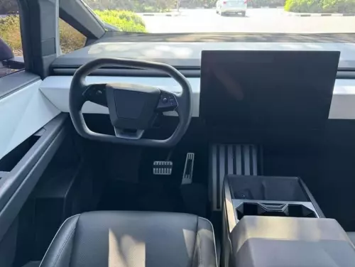 Tesla Cybertruck Fully Electric 2024 Model Year Silver Color Exterior