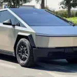 Tesla Cybertruck Fully Electric 2024 Model Year Silver Color Exterior - Thumbnail 11