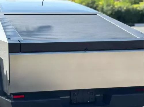 Tesla Cybertruck Fully Electric 2024 Model Year Silver Color Exterior