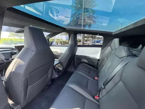 Tesla Cybertruck Fully Electric 2024 Model Year Silver Color Exterior