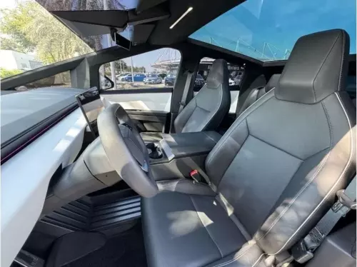 Tesla Cybertruck Fully Electric 2024 Model Year Silver Color Exterior