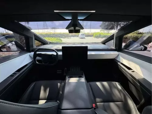 Tesla Cybertruck Fully Electric 2024 Model Year Silver Color Exterior
