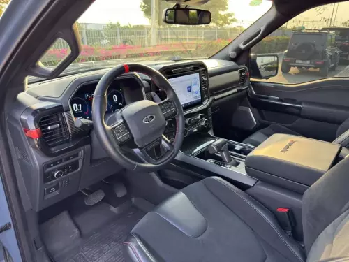 Ford F-150 Raptor 5.2L supercharged 2023 Model Year Blue Color Exterior