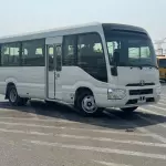 TOYOTA COASTER 2.8L 2025 MODEL YEAR GCC SPECS WHITE COLOR  - Thumbnail 3
