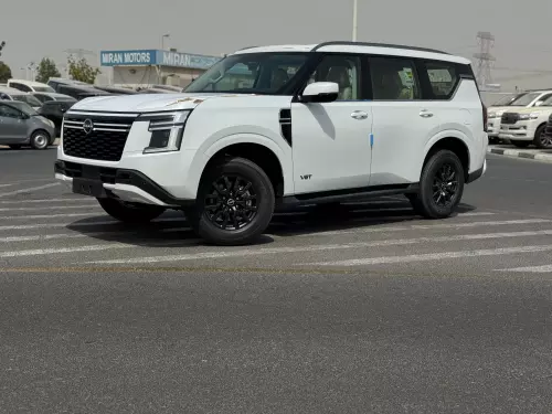 NISSAN PATROL LE T2 GCC SPECS 2025 MODEL YEAR WHITE COLOR EXTERIOR