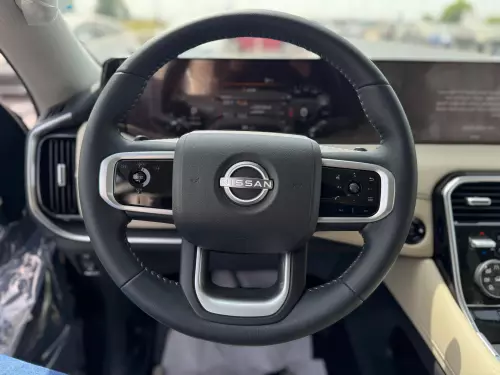 NISSAN PATROL LE T2 GCC SPECS 2025 MODEL YEAR WHITE COLOR EXTERIOR