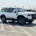 TOYOTA PRADO 2024 MODEL YEAR GCC SPECS 2.8L TURBO WHITE COLOR EXTERIOR - Thumbnail 3