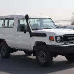 Toyota Land Cruiser LC78 2025 Model Year 4.0L AT White Color Exterior - Thumbnail 1
