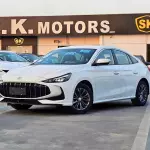 MG 5 First Edition 1.5L Petrol V4 2025 Model Year White Color Exterior - Thumbnail 1