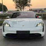 Porsche Taycan Standard Fully Electric 2023 Model Year White Color Exterior - Thumbnail 2
