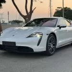 Porsche Taycan Standard Fully Electric 2023 Model Year White Color Exterior - Thumbnail 3