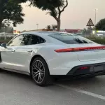 Porsche Taycan Standard Fully Electric 2023 Model Year White Color Exterior - Thumbnail 4
