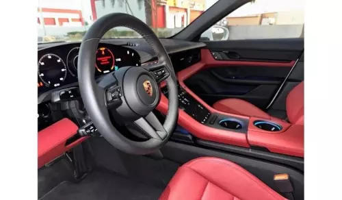 Porsche Taycan Standard Fully Electric 2023 Model Year White Color Exterior