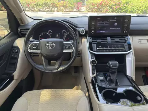 Toyota Land Cruiser GX.R 3.5L Petrol 2022 Model Year White Color Exterior 