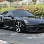 Porsche 911 Turbo S 3.8L 2024 Model Year Black Color Exterior - Thumbnail 3