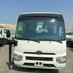 Toyota Coaster 4.0L Diesel 2025 Model Year White Color Exterior  - Thumbnail 1
