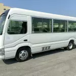 Toyota Coaster 4.0L Diesel 2025 Model Year White Color Exterior  - Thumbnail 2