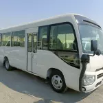 Toyota Coaster 4.0L Diesel 2025 Model Year White Color Exterior  - Thumbnail 3