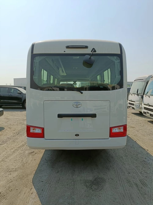 Toyota Coaster 4.0L Diesel 2025 Model Year White Color Exterior 