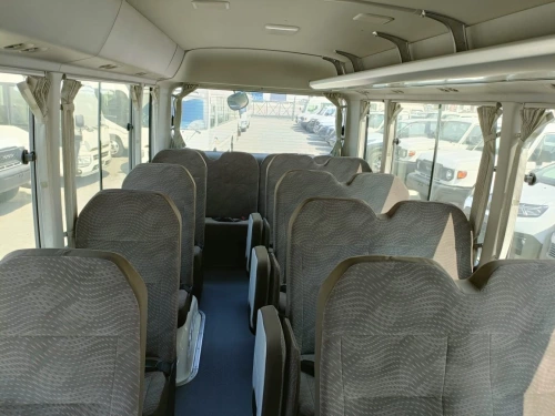 Toyota Coaster 4.0L Diesel 2025 Model Year White Color Exterior 
