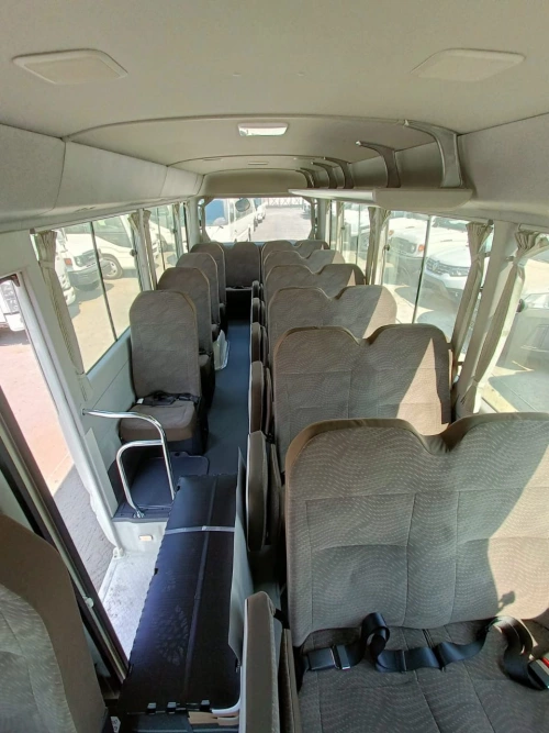Toyota Coaster 4.0L Diesel 2025 Model Year White Color Exterior 