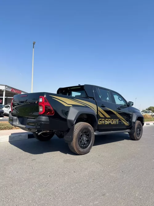 Toyota Hilux GR Sport 2.8L Diesel 2026 Model Year Black Color Exterior   