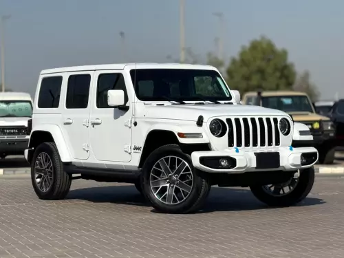 Jeep Wrangler 4XE 2.0L Turbocharged PHEV 17kWh Battery 2023 Model Year White Color