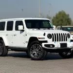 Jeep Wrangler 4XE 2.0L Turbocharged PHEV 17kWh Battery 2023 Model Year White Color - Thumbnail 1