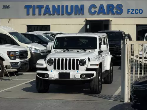 Jeep Wrangler 4XE 2.0L Turbocharged PHEV 17kWh Battery 2023 Model Year White Color
