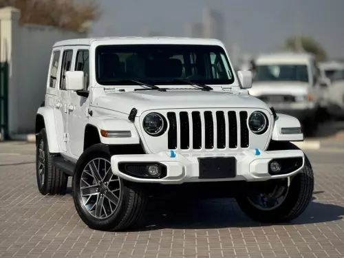 Jeep Wrangler 4XE 2.0L Turbocharged PHEV 17kWh Battery 2023 Model Year White Color