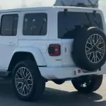 Jeep Wrangler 4XE 2.0L Turbocharged PHEV 17kWh Battery 2023 Model Year White Color - Thumbnail 4