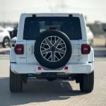 Jeep Wrangler 4XE 2.0L Turbocharged PHEV 17kWh Battery 2023 Model Year White Color - Thumbnail 5