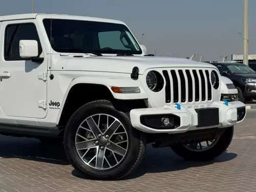 Jeep Wrangler 4XE 2.0L Turbocharged PHEV 17kWh Battery 2023 Model Year White Color
