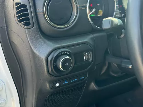 Jeep Wrangler 4XE 2.0L Turbocharged PHEV 17kWh Battery 2023 Model Year White Color