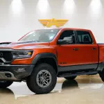 Dodge Ram 1500 6.2L SuperCharged HEMI V8 Engine 2024 Model Year Orange Color Exterior - Thumbnail 1