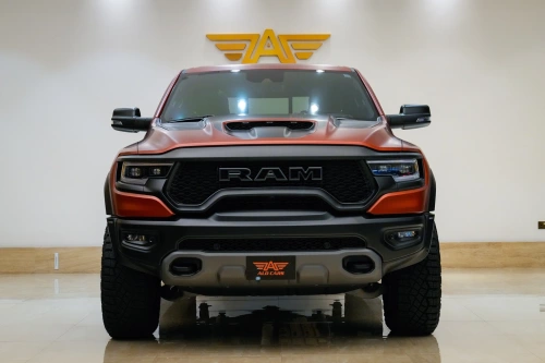 Dodge Ram 1500 6.2L SuperCharged HEMI V8 Engine 2024 Model Year Orange Color Exterior