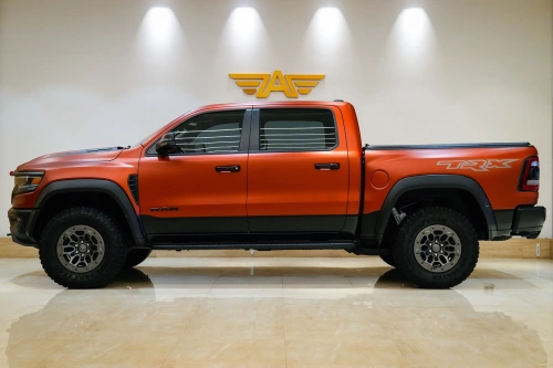 Dodge Ram 1500 6.2L SuperCharged HEMI V8 Engine 2024 Model Year Orange Color Exterior