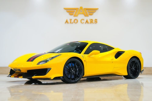 Ferrari 488 Pista 3.9L Petrol V8 2020 Model Year Yellow Color Exterior