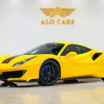 Ferrari 488 Pista 3.9L Petrol V8 2020 Model Year Yellow Color Exterior - Thumbnail 1