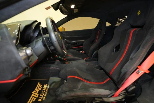 Ferrari 488 Pista 3.9L Petrol V8 2020 Model Year Yellow Color Exterior