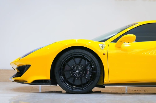 Ferrari 488 Pista 3.9L Petrol V8 2020 Model Year Yellow Color Exterior