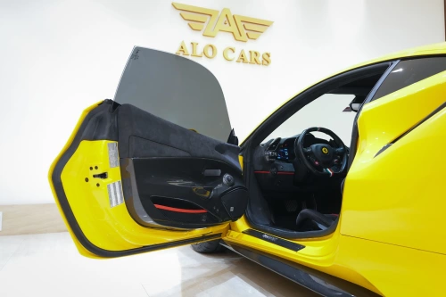Ferrari 488 Pista 3.9L Petrol V8 2020 Model Year Yellow Color Exterior