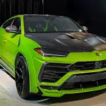 2021 Lamborghini Urus Capsule Novitec, Verde Mantis Green Exterior - Thumbnail 2