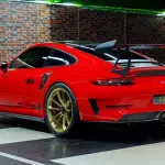 2019 Porsche 911 GT3 RS Weissach, Red Exterior, Gold Rims - Thumbnail 11