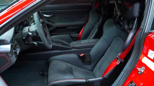 2019 Porsche 911 GT3 RS Weissach, Red Exterior, Gold Rims