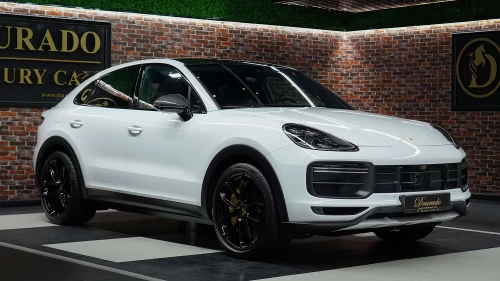 2023 Porsche Cayenne Turbo GT Coupe Chalk White Exterior
