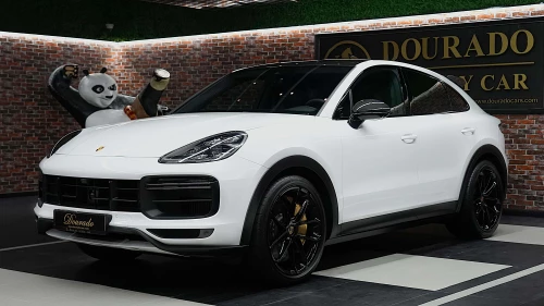 2023 Porsche Cayenne Turbo GT Coupe Chalk White Exterior