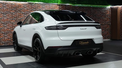 2023 Porsche Cayenne Turbo GT Coupe Chalk White Exterior